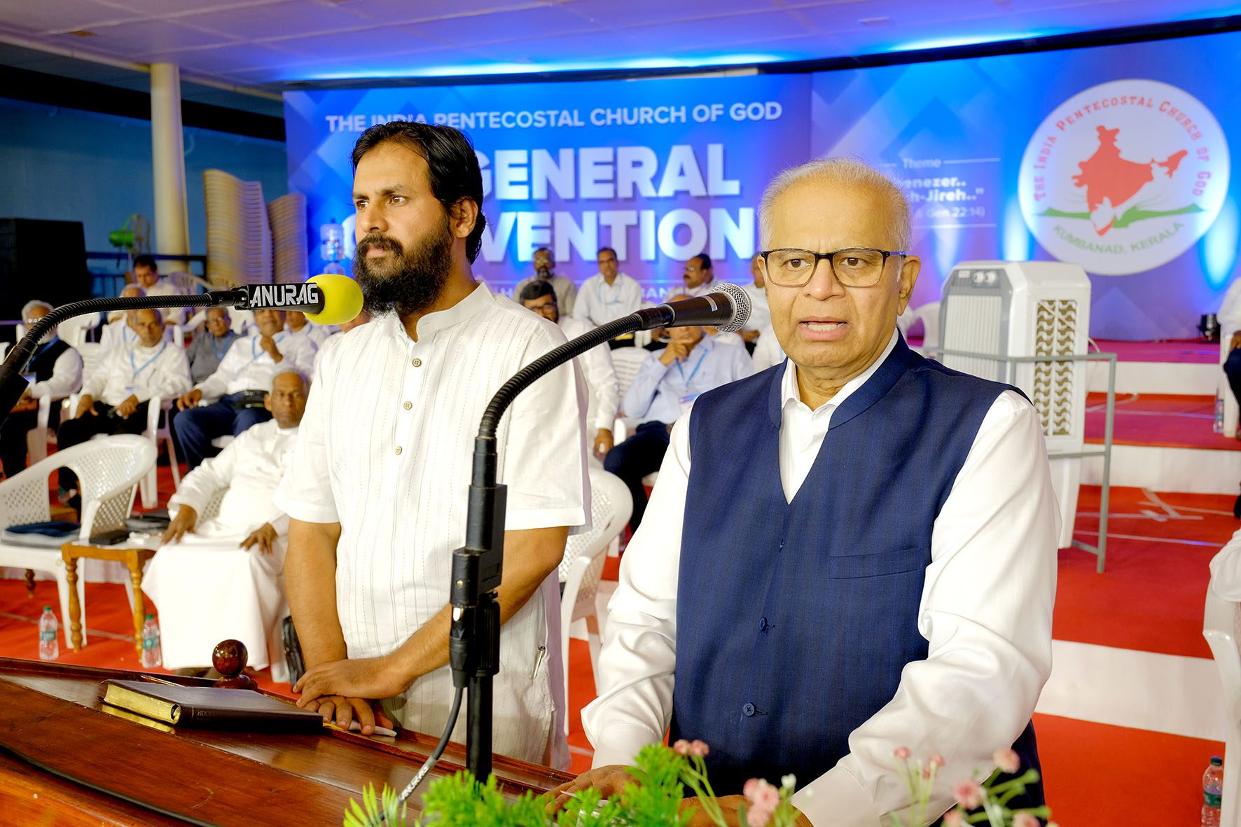 Pastor Dr. T. Valson Abraham, Evangelist Ajeesh George