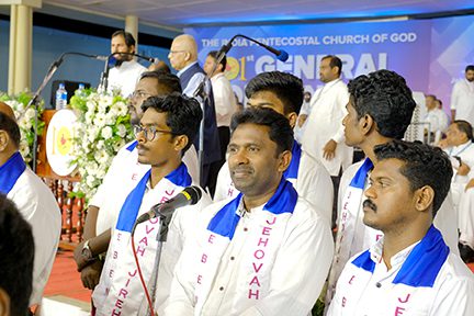 Theme Song choir members.