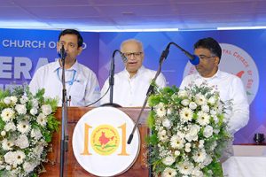 Pastor Dr. T. Valson Abraham. The Lord's Table